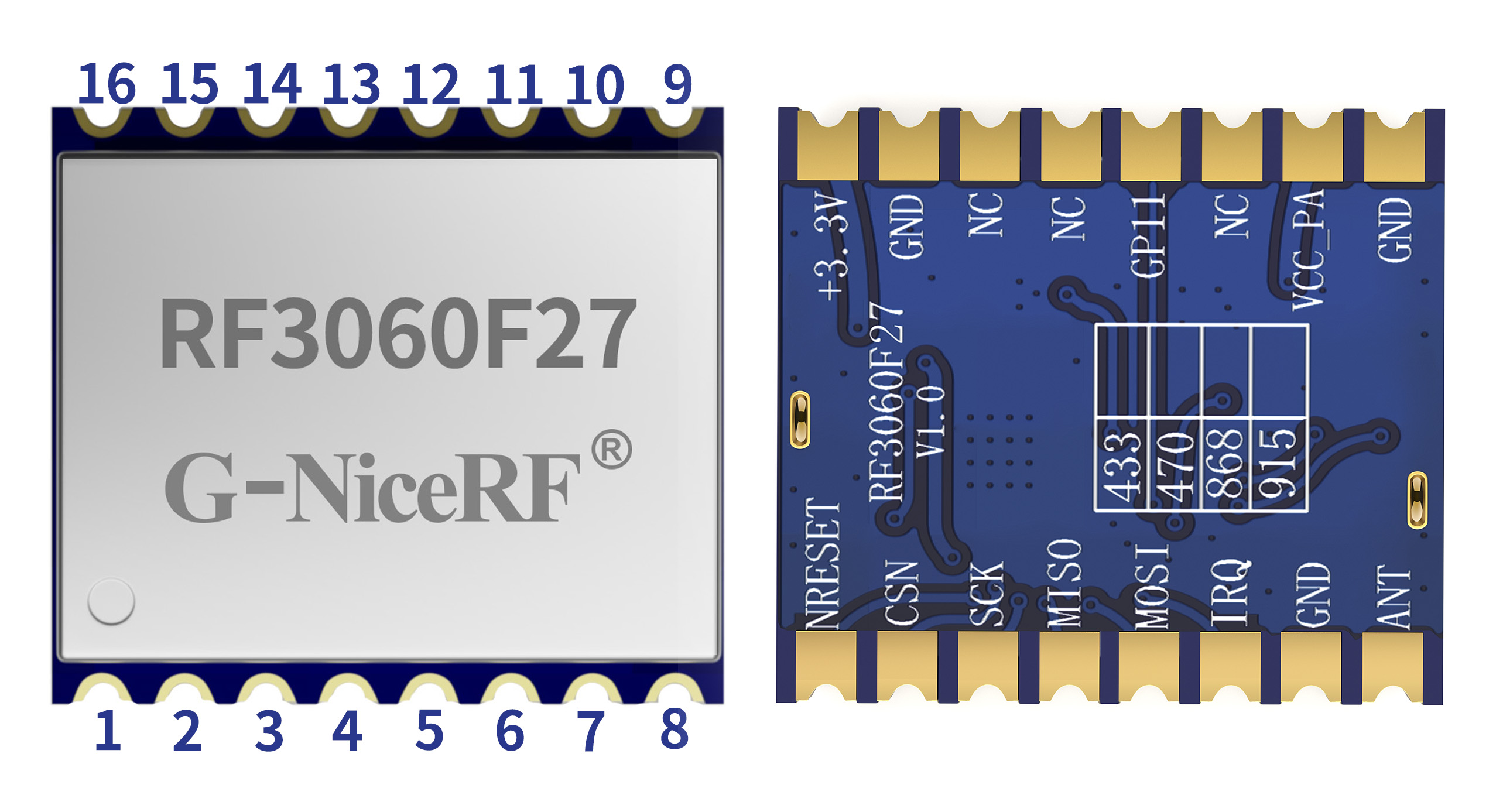 RF3060F27引腳定義